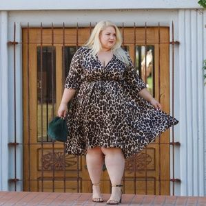 Dresses - Silky leopard dress Dresses - Silky leopard dress